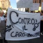 Manifestazione a Bagheria contro il caro bollette - 4 ottobre 2022